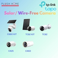 Tapo Wire Free CCTV Camera TC82 Solar C425 C460 C660 Kit 2K 3K AI Night Vision Outdoor