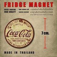 magnet coca cola limited แม่เหล็กติดตู้เย็น โค้ก งาน offset แท้ เคลือบด้านกันรอยขีดข่วน เนื้องานคุณภ