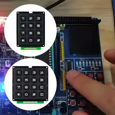 Accessories DIY Matrix Switch Keyboard 3*4/4*4 Professional Matrix Keypad 12key/16key Industrial Key