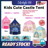 Kids Play Tent Castle Large Teepee Tent for Kids Princess Castle Play Tent Oxford Fabric Children Playhouse