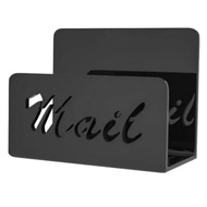 Mail Organizer Acrylic Desk Letter Holder Clear Mail Letter Organizer Desktop File Envelope Storage 