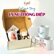 Cute Ceramic Cup Gift Box – Meaningful Gift Set for Colleagues, Friends, Relatives