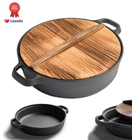 【จัดส่งภายใน 24 ชม】Cast iron pot, suki pot, shabu pot, cast iron หม้อเหล็กหล่อ