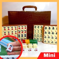 Mahjong Set Mini (Ivory / Green / Blue)