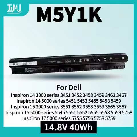 M5Y1K 14.8V Battery for Dell Inspiron 15 3000 5000 Series 5559 5558 5555 5758 3567 3551 3552 3558 14