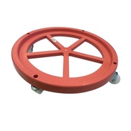 4 Wheel PVC Heavy Duty Gas Roller / Gas Stand / Gas Roller Base / Roda Tong Gas