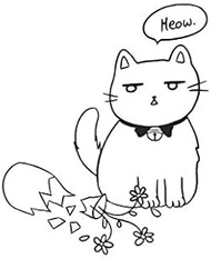 Cat Notebook: Paperback 6x9 inch (15,24cm x 22,86cm) checkered with 120 pages GraphPaper 4x4 Journal