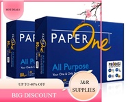 Paper One Bond Paper#24/80 gsm Size: Short / A4 / Long ( 500 pcs/Ream)
