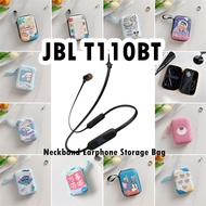 READY STOCK! For JBL T110BT Neckband Earphone Case Innovation Cartoon Pattern Neckband Earphone Storage Bag Casing Box