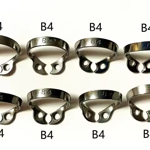 B4 Clamps Dental Rubber Dam Clip Brinker Endodontic Clamp Surgical Instruments