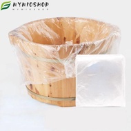MIOSHOP 90PCS Disposable Foot Tub Liners, Foot  SPA Plastic Bath Basin Bags, Portable Thicken 55*65c