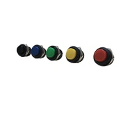 PUSH BUTTON SWITCH PUSH ON SWITCH 2 PIN ROUND 6A 125V 3A 250V R13-507