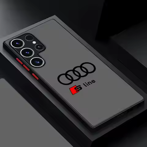 A-Audi-S Line TPU Cover Case for Samsung Galaxy S22 Plus S10+ S21 5G S23 S25 Ultra S24 Ultra S9 Plus