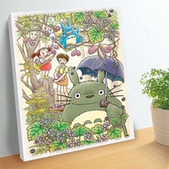 (代購)日本宮崎駿龍貓 Totoro 畫布框立體砌圖拼圖 Art Board Jigsaw Puzzle 366片