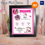 Baby Biodata Children's Biodata Wall Decoration
