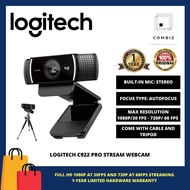 WEBCAM CAMERA LOGITECH C922 PRO STREAM WEBCAM READY STOCK