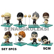 Haikyu Volleyball Anime Figure set 8Pcs Haikyuu Haikyuu Merch Anime Figure Haikyuu Merch