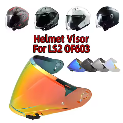 Visor For LS2 OF603 Motorcycle Helmet Replace Anti-UV Protection Shield Cascos Moto Visera Capacetes