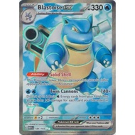 Blastoise ex - 184/165 - Full Art Secret Rare Scarlet & Violet 151 Singles