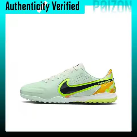 Nike Tiempo Legend 9 Soccer Shoes Men's Low-top Green/Black DA1191-343