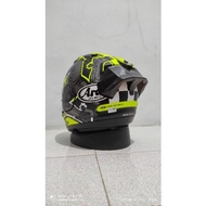 Arai Rx7x Premium Spoiler | Arai Rx7gp Extendable Spoiler For Arai Rx7x Helmet | GP PAD BLACK