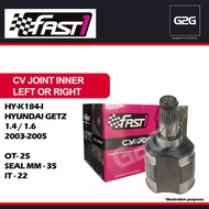 CV Joint Inner Fast1 HY-K184-I Hyundai Getz 1.4 / 1.6 2003-2005
