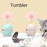 Tumbler Cat Lover và Cat Mom Love Toy với đồ chơi trêu chọc lông vũ tương tác Wobbler Cat Lover và C