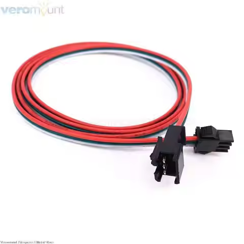 0.3m 0.5m 1m 2m 5m 2Pin 3Pin 4Pin 5Pin SM JST Extension Cable 22AWG SM Plug Male to Female Wire Conn
