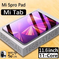 Original tablet computer Mi 5 Pro Pad 11.6inch 12 512GB dual sim 4G/Wifi 8000mAh Android 10 call tablet student tablet online class cheap tablet computer