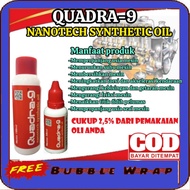 Quadra-9 Aditif Oli Mesin Mobil & Motor Tarikan Ringan Suara Halus U/ Solar & Bensin