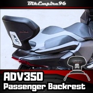 ADV350 Rear Passenger Seat Backrest Rear Passenger Seat Tailstock Backrest Back Rest Cushion Pad