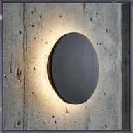 [A Z T K] Round LED Wall Light Outdoor Sconce 3000K Warm White Lamp for Garden For-Patio Bathroom Ha