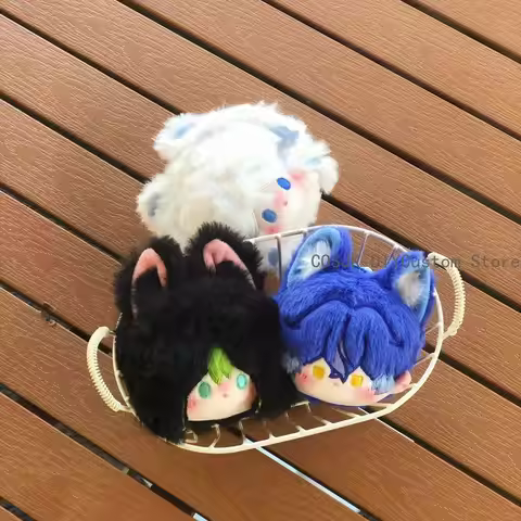 Genshin Impact Xiao Zhongli Tartaglia Neuvillette Flins Furina 10cm Mini Puppet Plaything Plush Pend