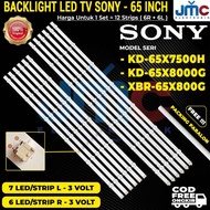 Backlight Tv Sony Kd-65x7500h 65x8000g 65x7500 65x8000 xbr65x800