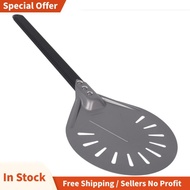 Turning Pizza Peel with 8 inch Aluminum Round Pizza Paddle, 23.6 inch Overall, Outdoor Pizza Oven Ac