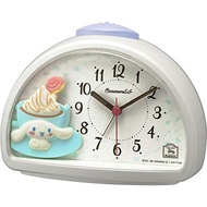 Rhythm alarm clock cinnamolol electronic alarm white 4se563MB03Direct From JAPAN ☆彡