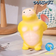 OUDIMEI Squeeze Vent Gorilla, Orangutan Yellow Squeezing Monkey Toys, Creative Elastic Creative Slow