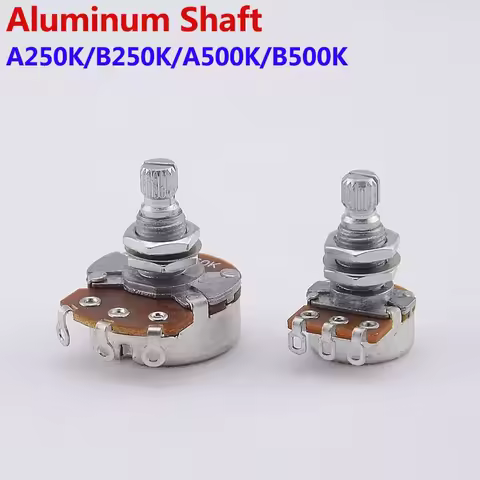 New - Alpha Potentiometer(POT) For Electric Guitar/Bass A250K/B250K/A500K/B500K 【Made in Korea】