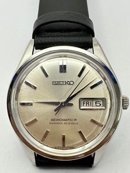 SEIKO SEIKOMATIC-R DIASHOCK 30 jewels Automatic ตัวเรือนสแตนเลส ฝาหลังปลาโลมา นาฬิกาผู้ชาย มือสองของแท้