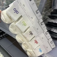 Socks for Teenagers and Adults Short Socks Medium Alo Black and White Socks KKR-ALO2