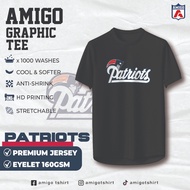 AMIGO Sublimation Microfiber Jersey tshirt Design PATRIOTS baju jersi baju jersey Malaysia viral tik