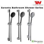 Sorento Bathroom Shower Series Single/3 Function Hand Shower C/W 1.5M Flexible Hose || SRTSS8630K/SR