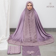 MUKENA AFSHA SILK PREMIUM AFSHA HAMPERS WITH BOX