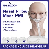Nasal Pillow CPAP Mask with Headgear and Buckle for CPAP Auto CPAP BPAP Machine Anti Snoring Sleep
