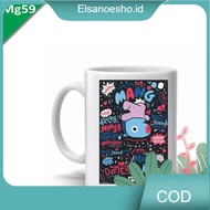 Bt21 KPOP BTS Character Mug, Cheap Unique Gifts, promo