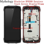 LCD for Blackview BV9300 Display Touch Screen Fingerprint Button Frame