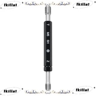 FKILA Thread Plug Gauge, M6*1.0 6H Tolerance Measurement Hand Tool, Precision Double Ends Hex Handle