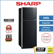 Sharp 4381MK 440L Inverter Refrigerator Fridge Peti Sejuk