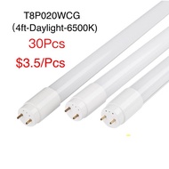 (sgledlighting) T8 LED tube 4 feet daylight/warmwhite/Clear with LED Driver led lamp