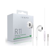 Oppo handfree in-EAR Earphone With Mic For A3s F7 F5 A37 F9 A7 R15 F3 White OPPO R11 高品质环绕立体声耳机，适用于全智能手机